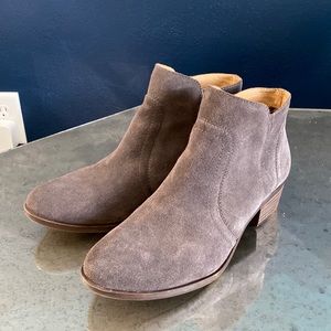 Lucky Brand suede booties